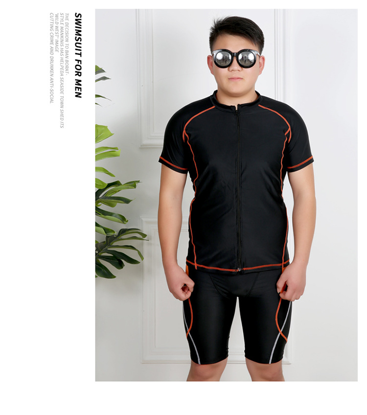 ชุดว่ายน้ำหรือใส่ดำน้ำผู้ชาย 7xl รอบอก 50 ยืดถึง 58 รอบเอว 38-46 สะโพก 46-54 นิ้ว ตัวเสื้อยาว 27 กาเกงยาว 20 นิ้วผ้าดี งานสวย ซิปหน้า ยืดเยอะค่ะ