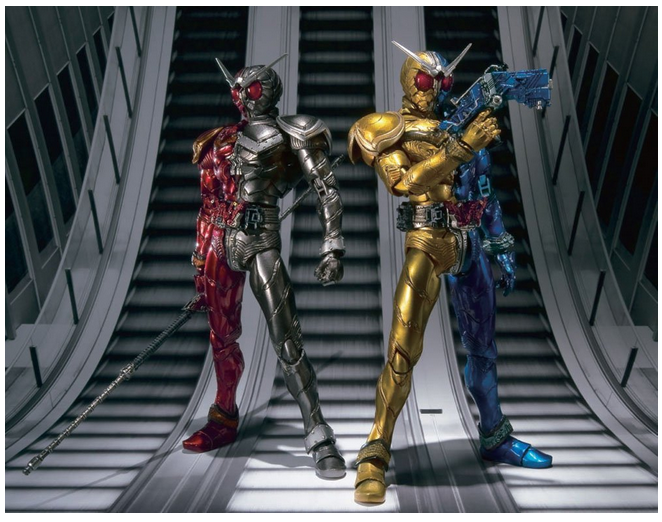 S.I.C. Kamen Rider W Heat Metal & Luna Trigger