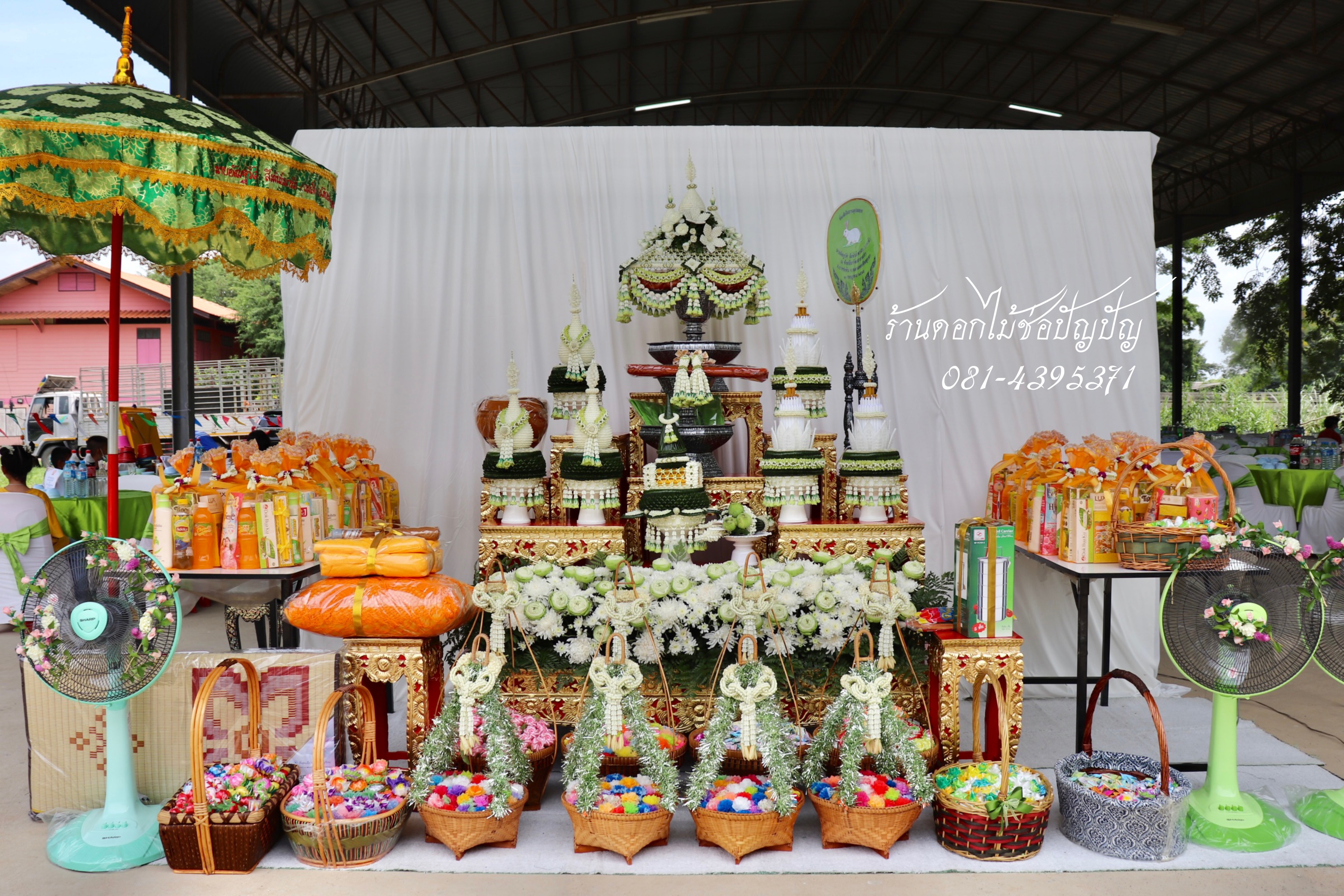 เครื่องบวชดอกไม้สด ชุด D12