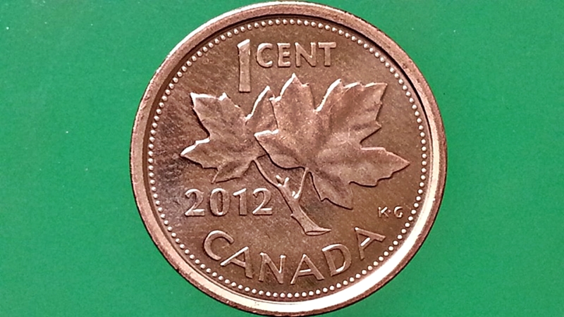 เหรียญ เงินตรา ประเทศ แคนาดา Cent 2012
