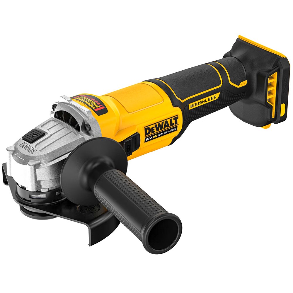 DeWALT เครื่องเจียรไร้สาย 4 นิ้ว 20V Max แบต5Ah.x2 พร้อมแท่นชาร์จ BL Motor รุ่น DCG407P2T (แทน DCG405P2)