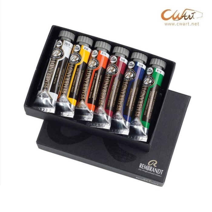 ชุดสีน้ำมัน Rembrandt 6สี, 15ml