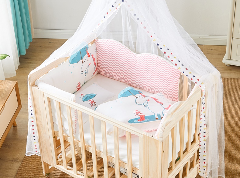 TB10106 (WC3) เตียงนอนไม้สำหรับเด็ก สามารถปรับเปลไกว ปรับเป็นเตียงเดี่ยวได้ใช้ยาวจนโต