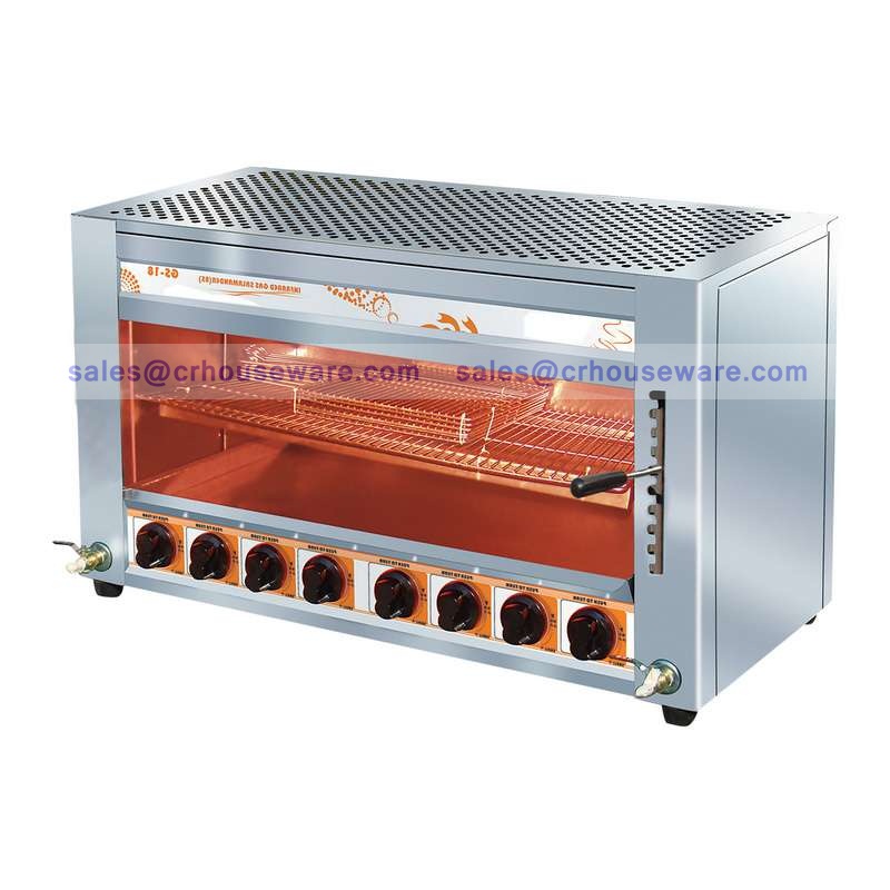 เตาซาลาเเมนเดอร์ 8 หัวเตา (LPG) 016-NT-18