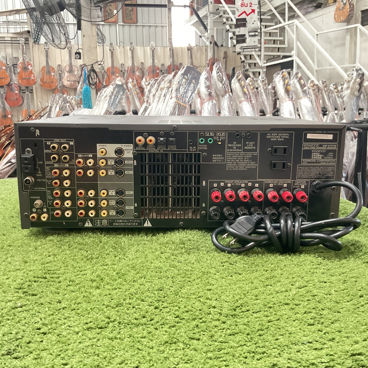 เครื่องขยายเสียง KENWOOD : KRF-V7771D สินค้าไม่พร้อมใช้งาน (ต้องซ่อม)