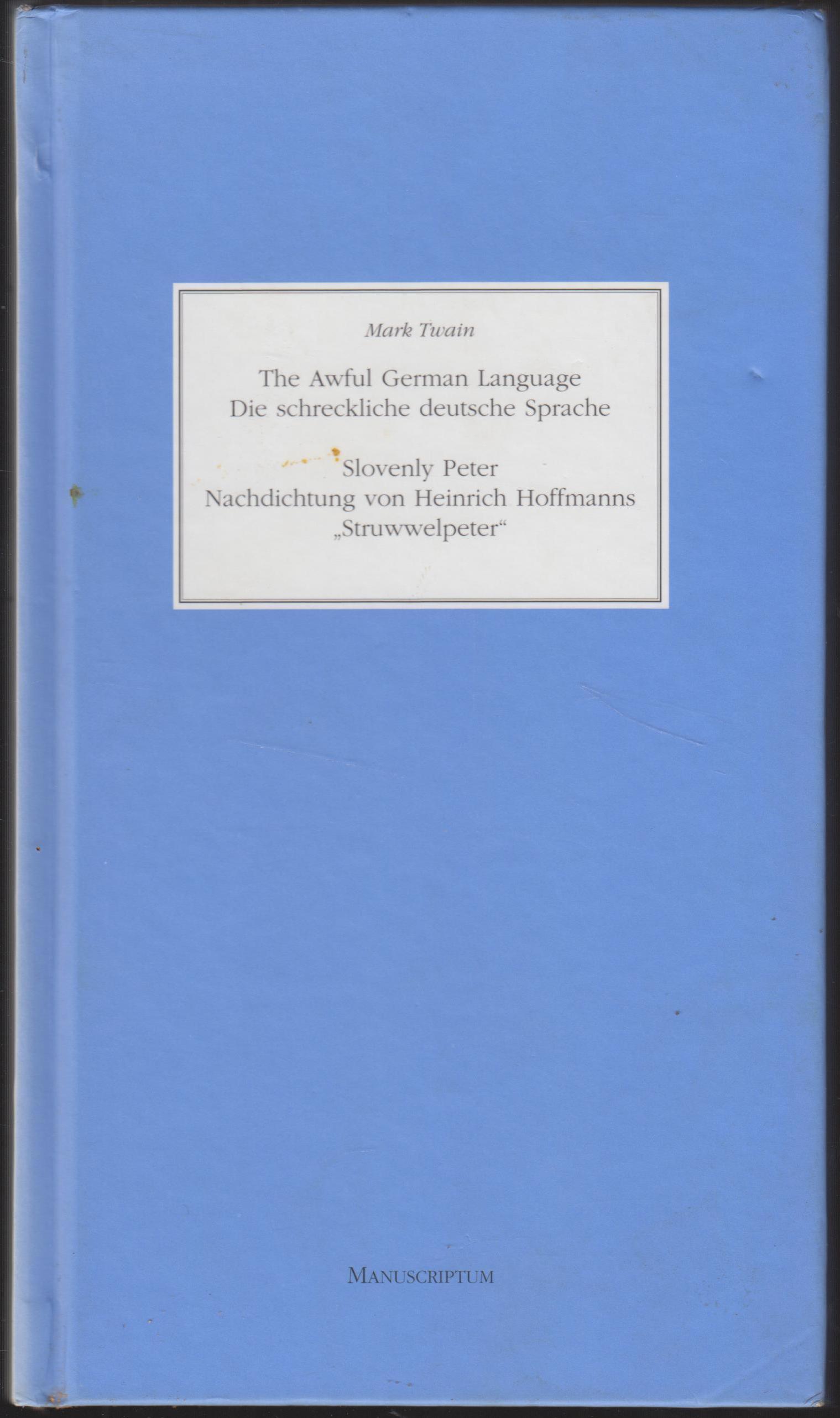 The Awful German Laguage