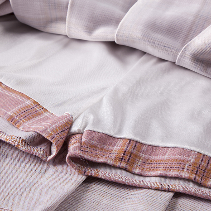 friendly4kid กระโปรง อัดพลีท: กระโปรงลายสก๊อต มีไซส์เด็ก-ผู้ใหญ่