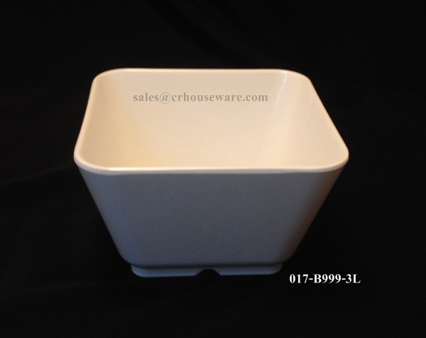 ถ้วยน้ำจิ้มทรงสี่เหลี่ยมจัตุรัสทำโลโก้ 3 " 017-B999-3L