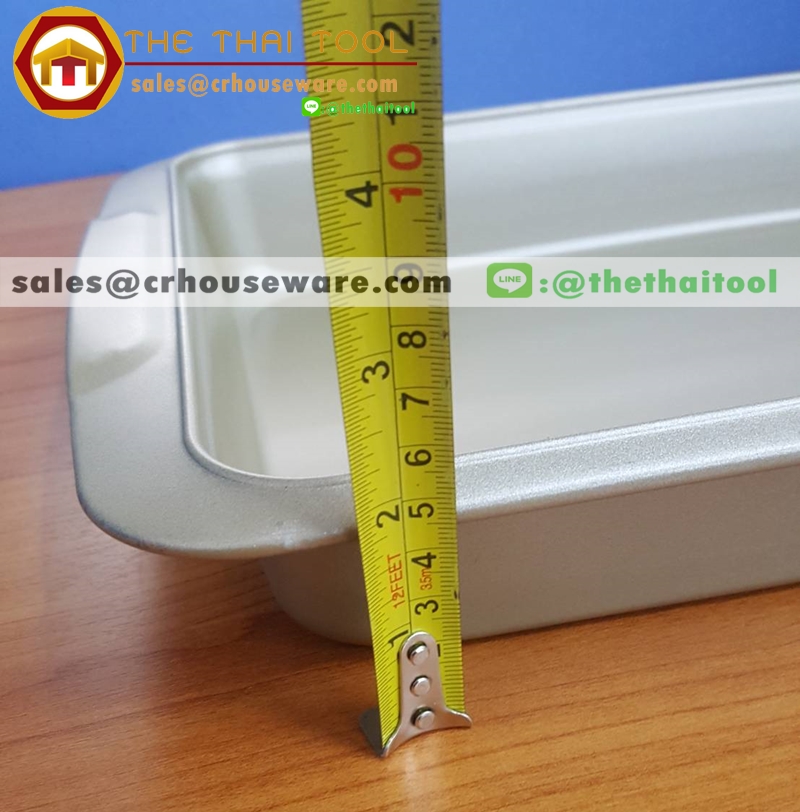 ถาดอบเทปล่อน สี่เหลี่ยม รหัส : 016-BK-2044 Teflon baking pan Square shape Code : 016-BK-2044,เชียงรายถาดอบขนมเทปล่อน