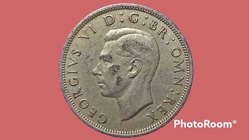 เหรียญ เงินตรา ประเทศ สหราชอาณาจักรบริเตนใหญ่และไอร์แลนด์เหนือ Crown (George VI) 1948