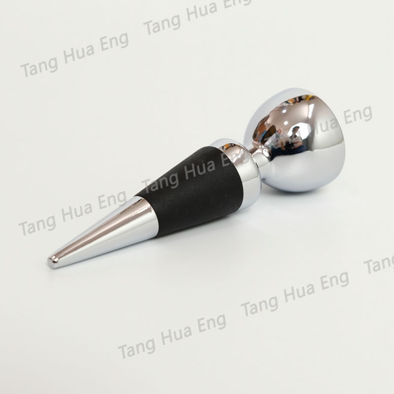 จุกปิดไวน์สเตนลส 3 ชิ้น พร้อมขาตั้งสเตนเลส