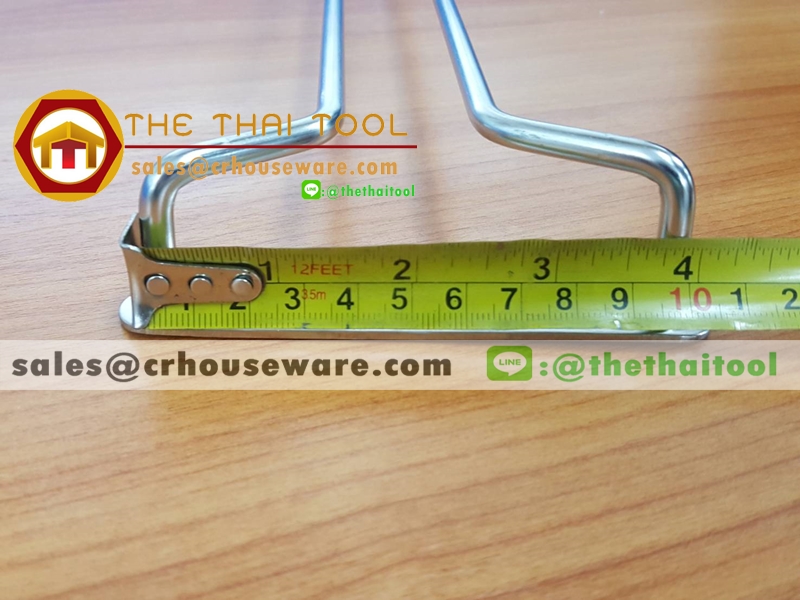 ราวเดี่ยวแขวนแก้ว 16 นิ้ว 013-JPGHR-16 Glass hanger ,glass ကိုကြိုးကွင်း,玻璃衣架,Kính treo,កញ្ចក់ hanger