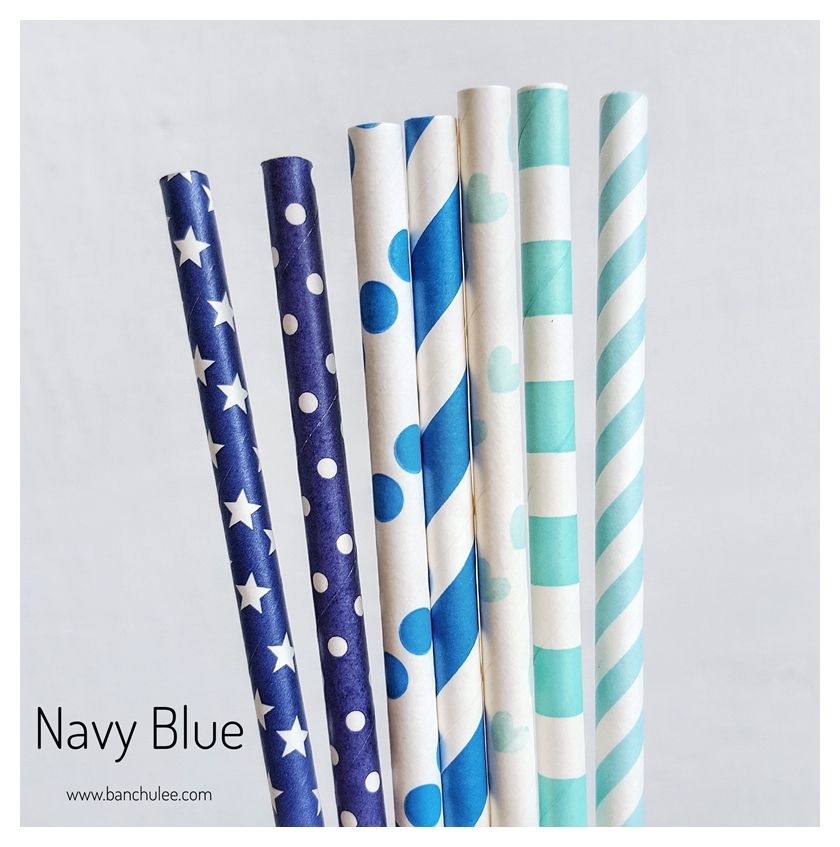 Collection Paper Straws หลอดกระดาษ ใช้สำหรับดื่มน้ำ