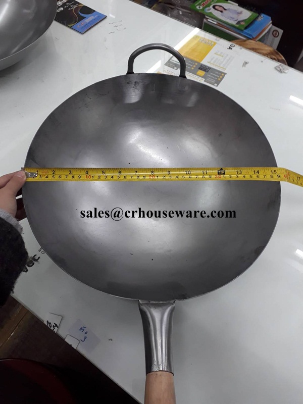 กระทะเหล็กไฟแรงครัวจีนงานโรงแรม 008-V-16,กระทะเหล็กสำหรับไฟแรง,กระทะผัดอาหารจีนไฟแรง