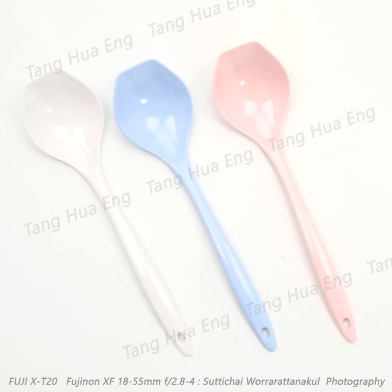 ทัพพีเมลามิน 12 นิ้ว SP258 ตราซุปเปอร์แวร์/สีชมพู/สีฟ้า/สีครีมขาว