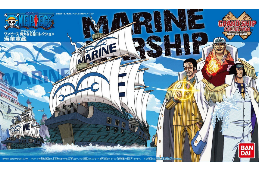ONE PIECE Grand Ship Collection - Marine Ship