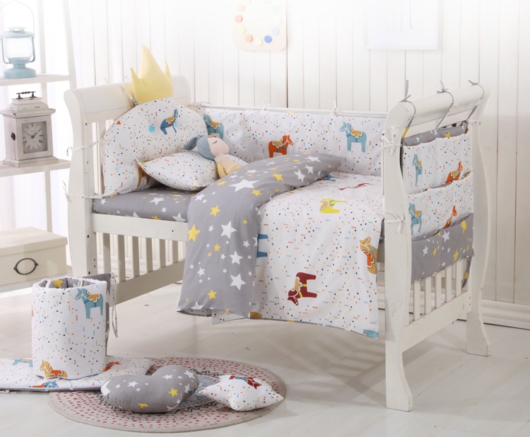 TP201133 ชุดเบาะกันกระแทกผ้าปูนอน Crown Princess Set