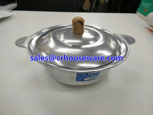 หม้อจิ้มจุมอลูมิเนียม 006-AU-002-1 Chim Chum pot aluminium. 006-AU-002-1Hot and Sour Prawn Soup Dtom Yum Gkoong or Tom Yum Goong pot,酸辣虾汤火锅,Tôm nồi súp nóng và chua,ກຸ້ງຫມໍ້ແກງຮ້ອນແລະສົ້ມ, Panas dan Sour Udang periuk sup