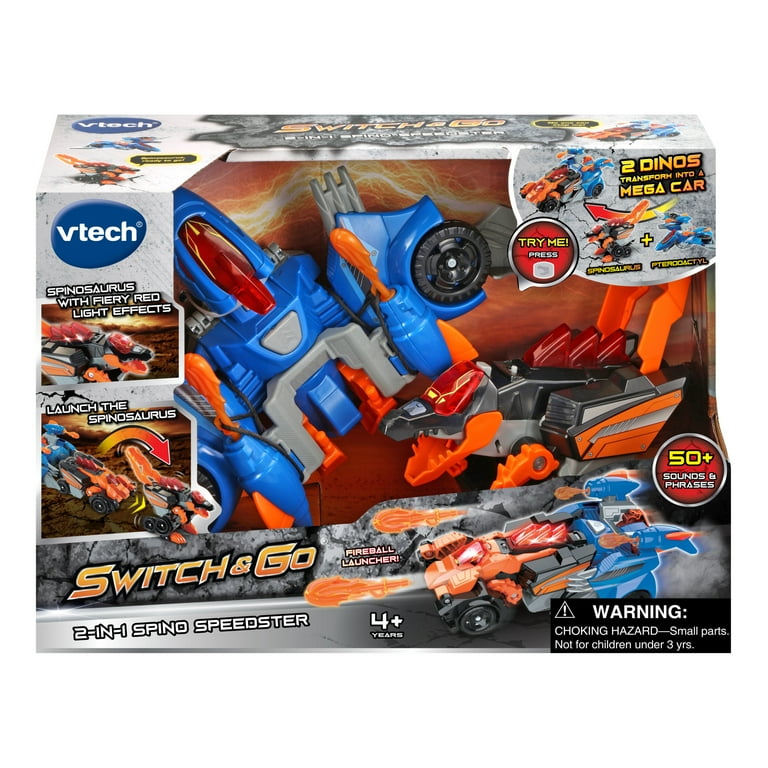 VTech Switch & Go® 2-in-1 Spino Speedster Play Vehicles