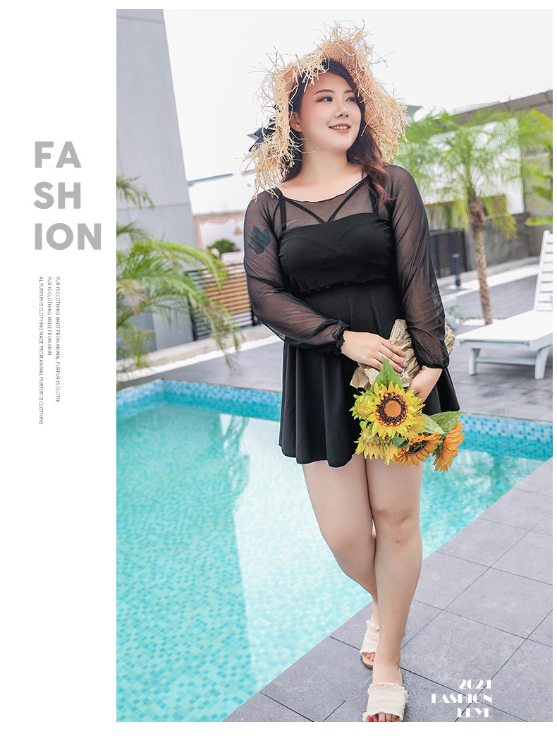 ชุดว่ายน้ำคนอ้วน6xl เซต 2 ชิ้น ชุดรอบอก 40-46รอบเอว36-44 สะโพก 42-50 นิ้วค่ะ ชุดยาว 34 เสื้อคลุมต้วนอก อก46นิ้วค่ะ ผ้าดีงานสวย คุ้มราคามากๆค่ะ