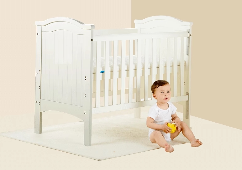 TP21057 (WD23) เตียงไม้สีขาว white premium European design แบบสไลด์ข้าง