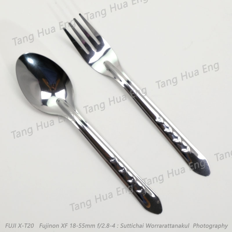 Sun ช้อนส้อมลายก้างปลา ตราพระอาทิตย์