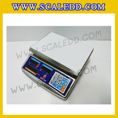 เครื่องชั่งคำนวณราคา30กิโลกรัม เครื่องชั่งดิจิตอล30kg Pricing Scale เครื่องชั่ง30kg ความละเอียด5g ตาชั่ง30กิโล พิกัดน้ำหนัก 30kg ความละเอียด 5g รุ่น SPE-30 (เครื่องชั่งผ่านตรวจรับรองจากสำนักชั่งตวงวัด)