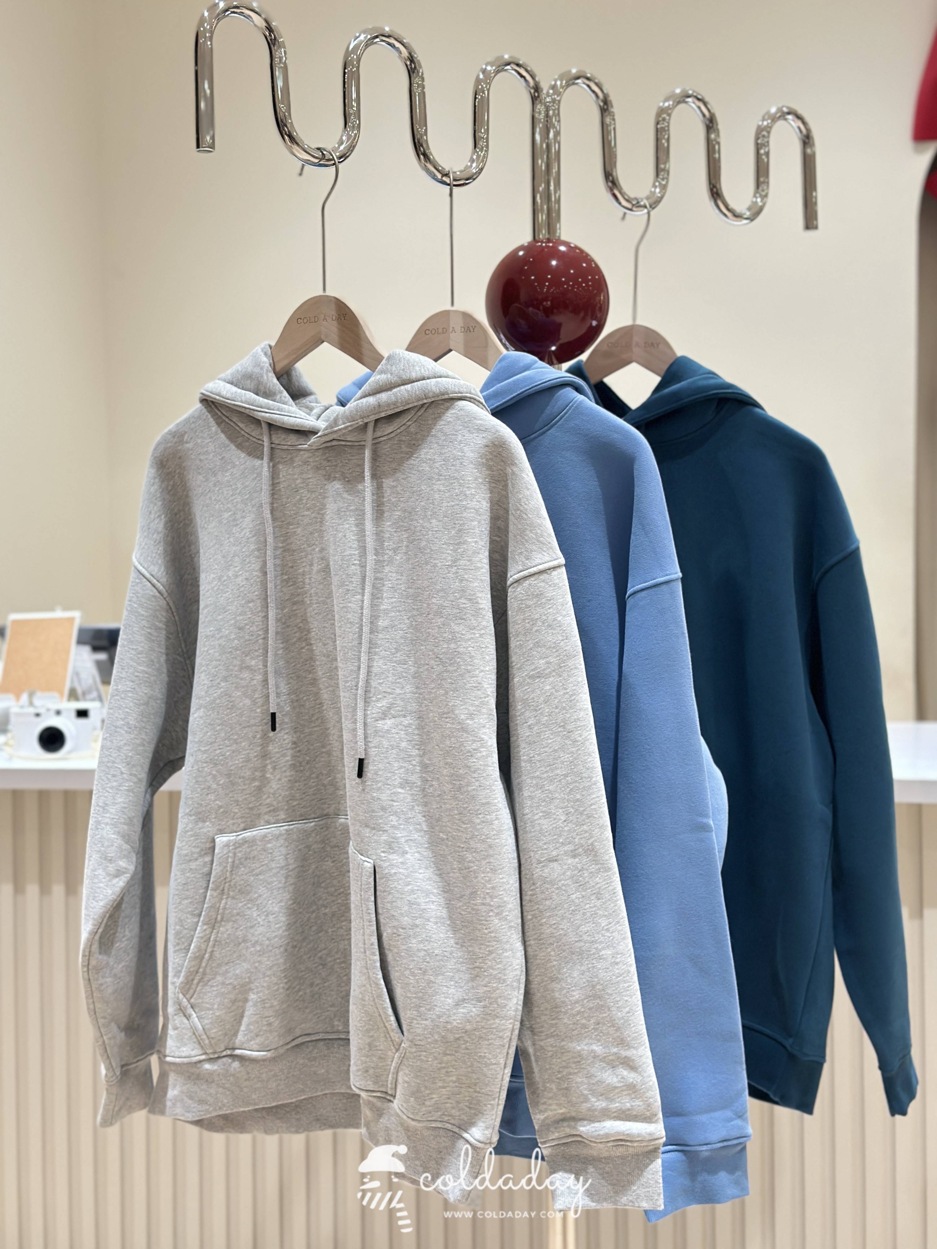 Cozy Urban Hoodie เสื้อสเวตเตอร์ฮู๊ดดี้กันหนาวบุขนแกะ UNISEX size M-3XL