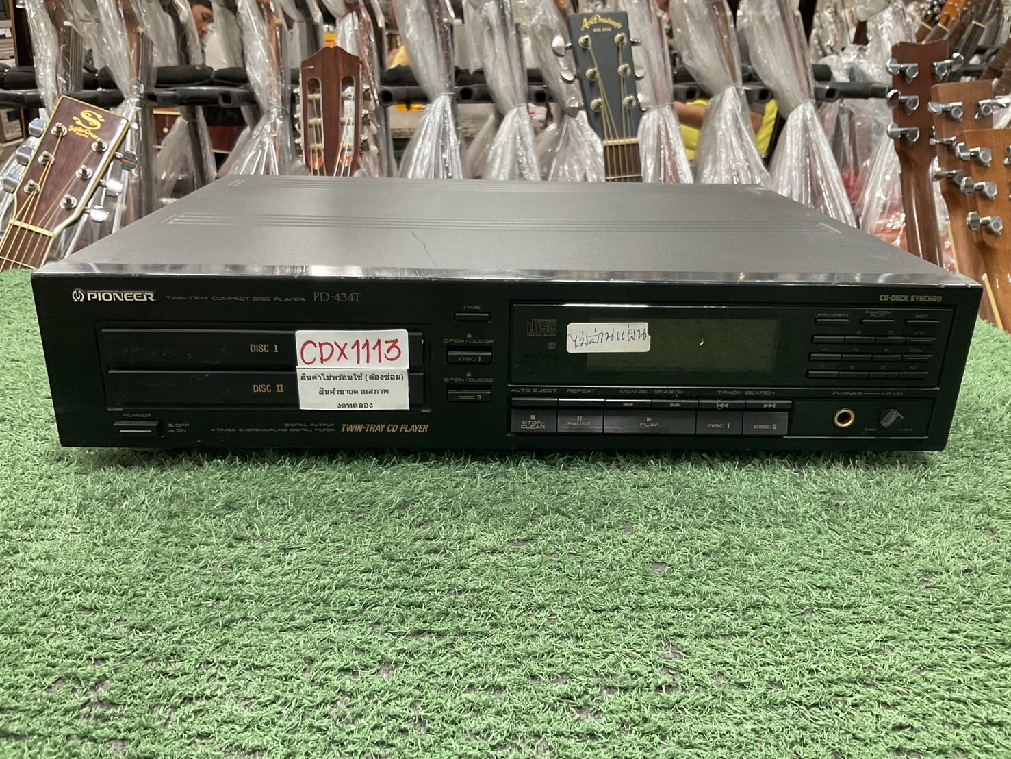 เครื่องเล่น CD - PIONEER : PD-434T สินค้าไม่พร้อมใช้(ต้องซ่อม)