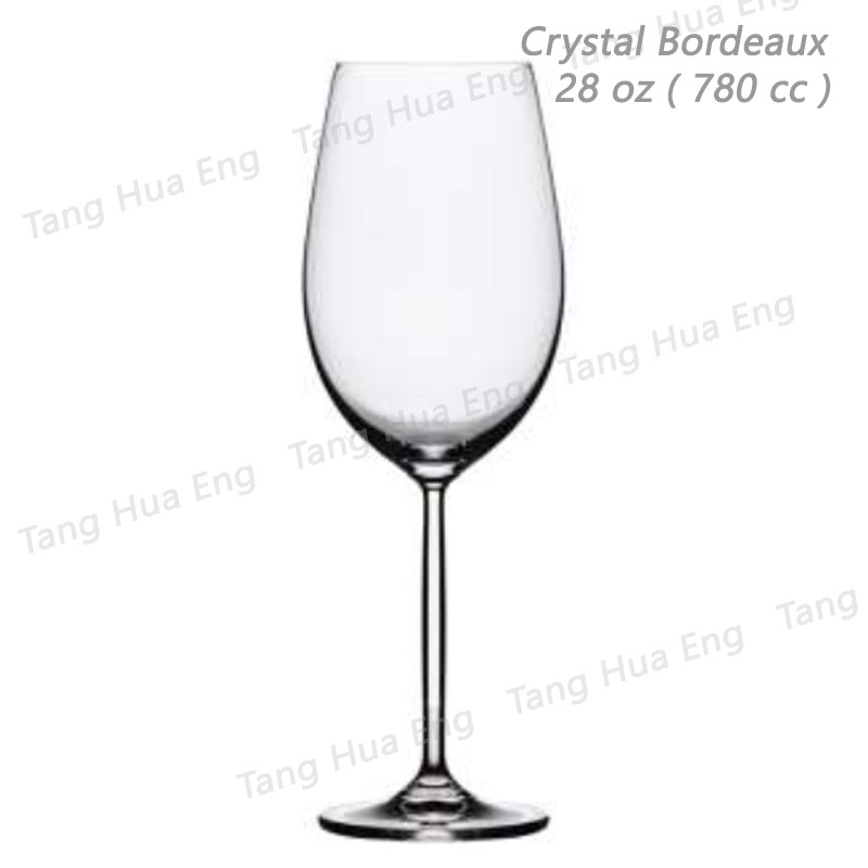 ( 6 ใบ ) แก้วไวน์คริสตัล Ripple Crystal Bordeaux 780 ml #RJ003BO28
