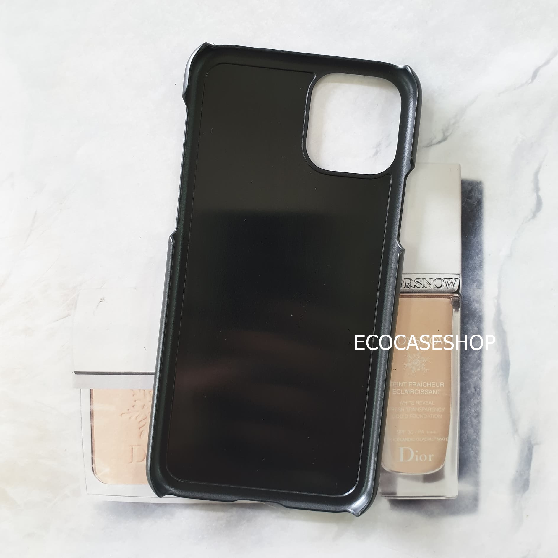 iPhone12/12 Pro (6.1") เคสแข็งด้าน(new) สีดำ