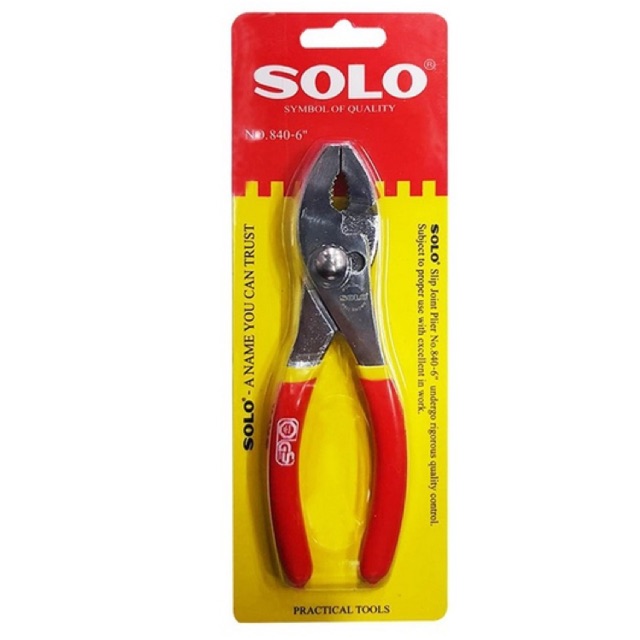 SOLO คีมปากขยาย 6 นิ้ว 02-7374802-3