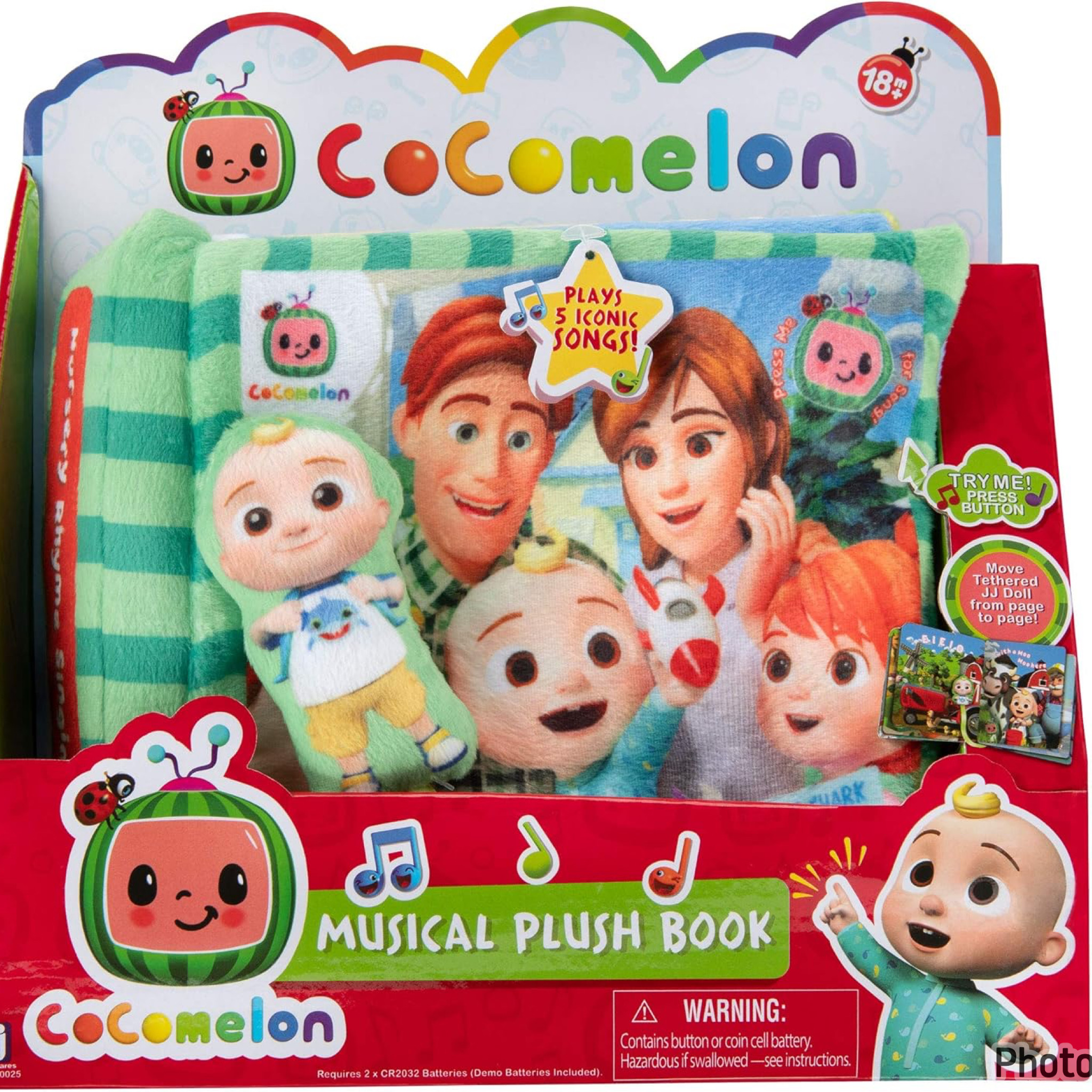 หนังสือนิทานผ้า COCOMELON Nursery Rhyme Singing Time