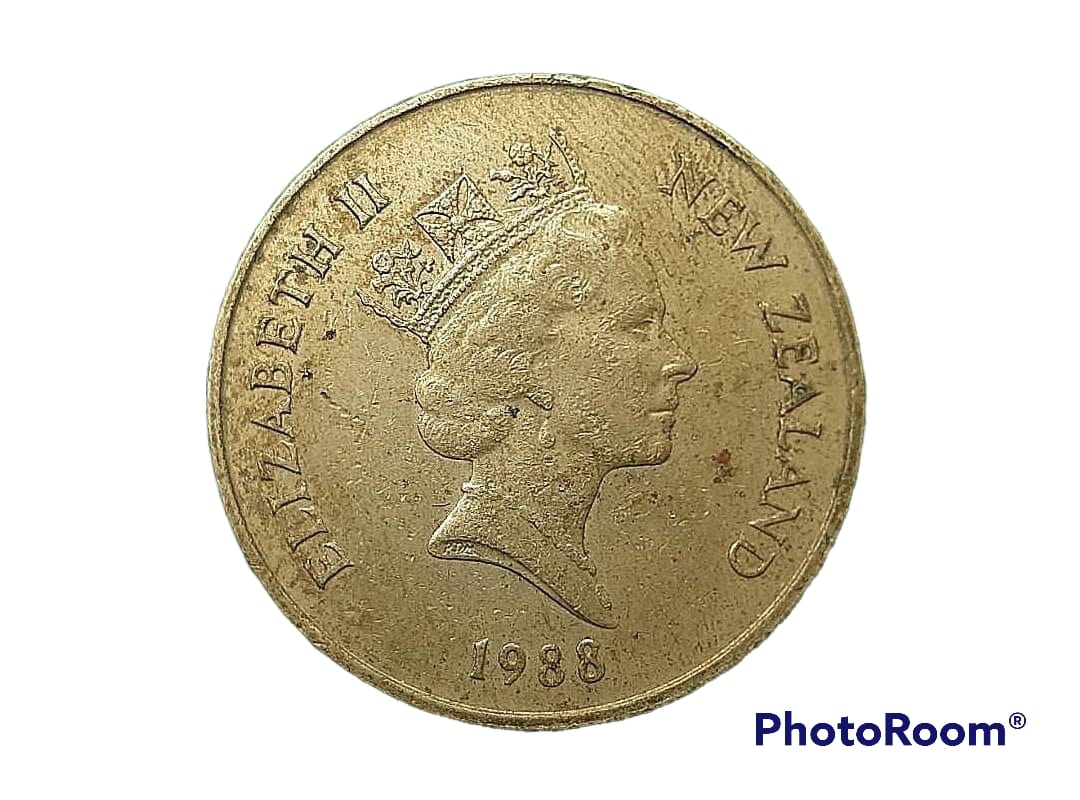 เหรียญ เงินหมุนเวียน นิวซีแลนด์ 20 Cents 1988