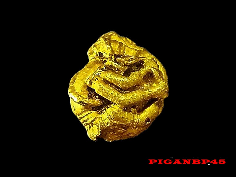 ลูกอม พระพิฆเนศวร เทวสถานโบสถ์พราหมณ์ กรุงเทพ ปี 2545 เนื้อนวะโลหะกะหลั่ยทอง