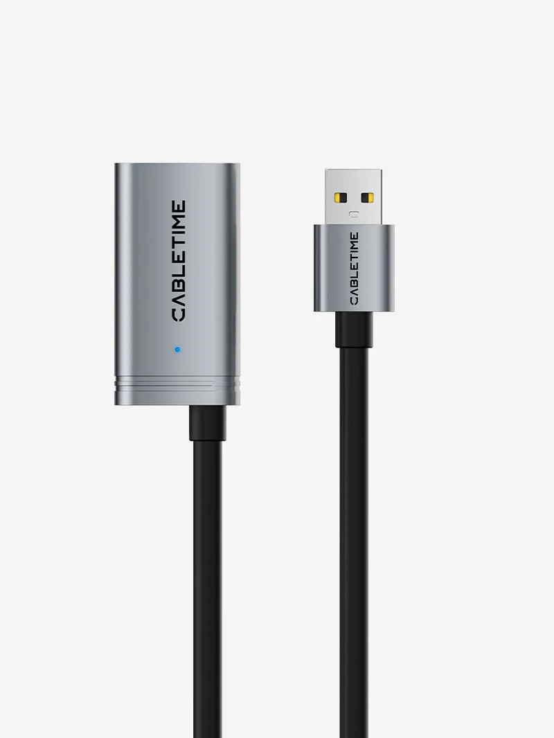USB 3.0 5Gbps Active Extension Cable Male to Female with Amplifier by CableTime