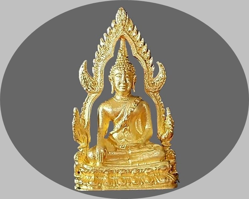 รูปเหมือนหล่อ พระพุทธชินราช วัดพระศรีรัตนมหาธาตุ จ.พิษณุโลก เนื้อกะหลั่ยทอง