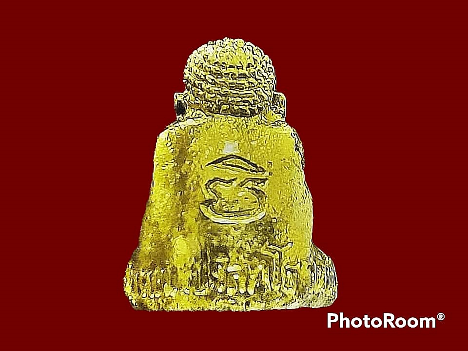 ปิดตา หลวงพ่อคูณ ปริสุทโธ วัดบ้านไร่ จ.นครราชสีมา พระญาณวิทยาคมเถร คูณลาภ คูณเงิน คูณทอง เนื้อโลหะกะหลั่ยทอง ปี 2536