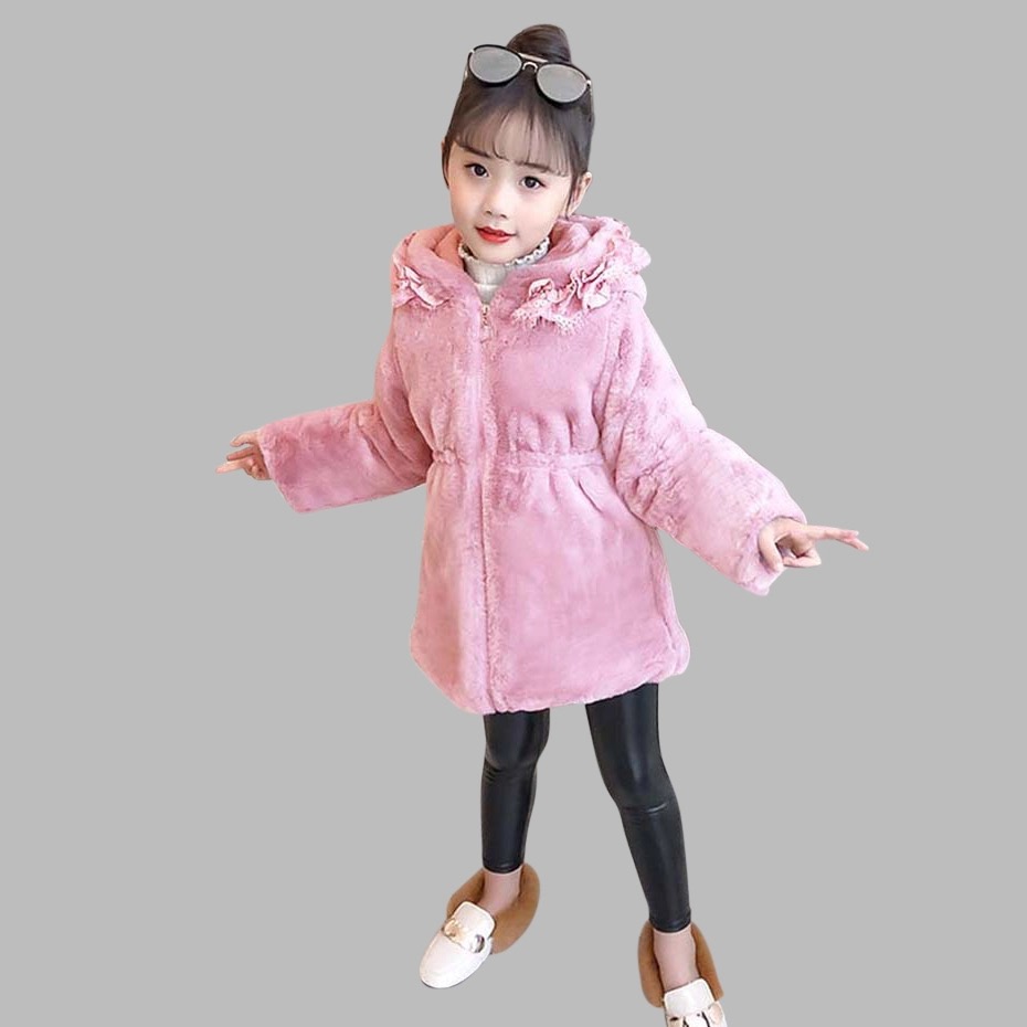 กันหนาว: เสื้อกันหนาวเด็ก กำมะหยี่ สีชมพู,สีม่วง