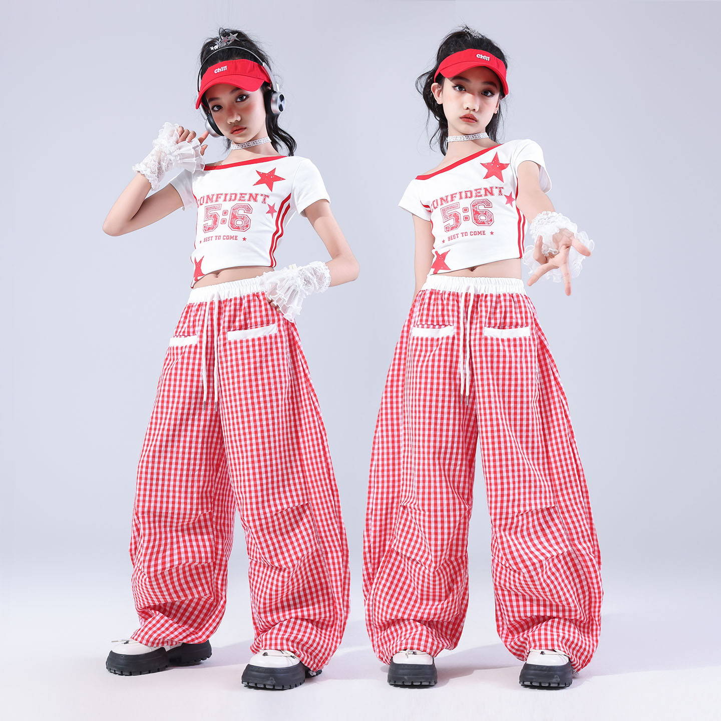 friendly4kidชุดเต้น เซ็ตเสื้อแขนสั้น+กางเกงขายาว**เปิดจอง