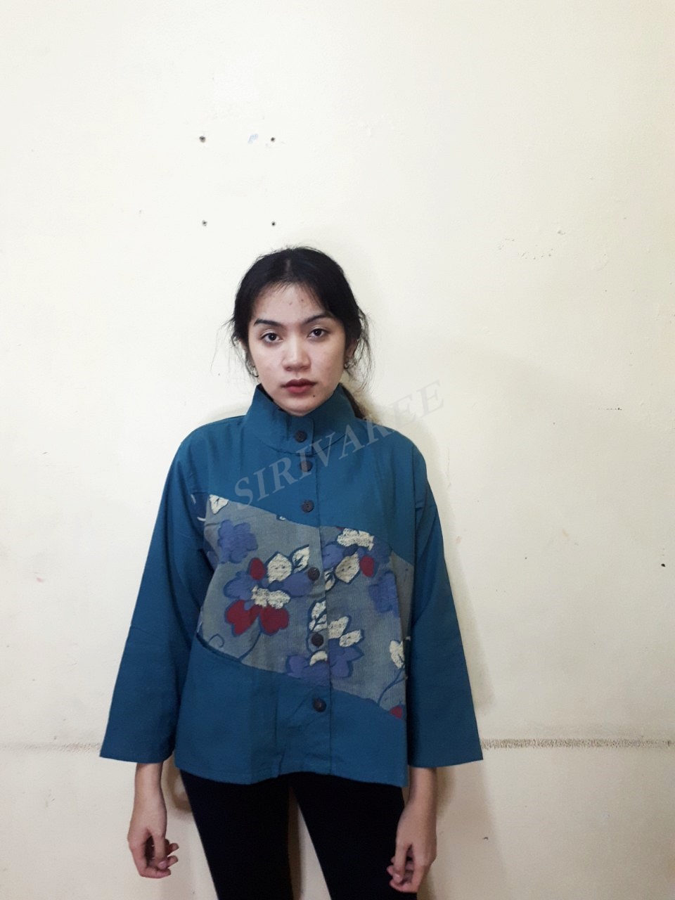 COTTON SIVAREE เจ้านาง!!! เทห์อ่ะ (4025) 7 สี เขียว ,ม่วงพื้น,ม่วงพิมพ์ลาย,ดำและครีม XL