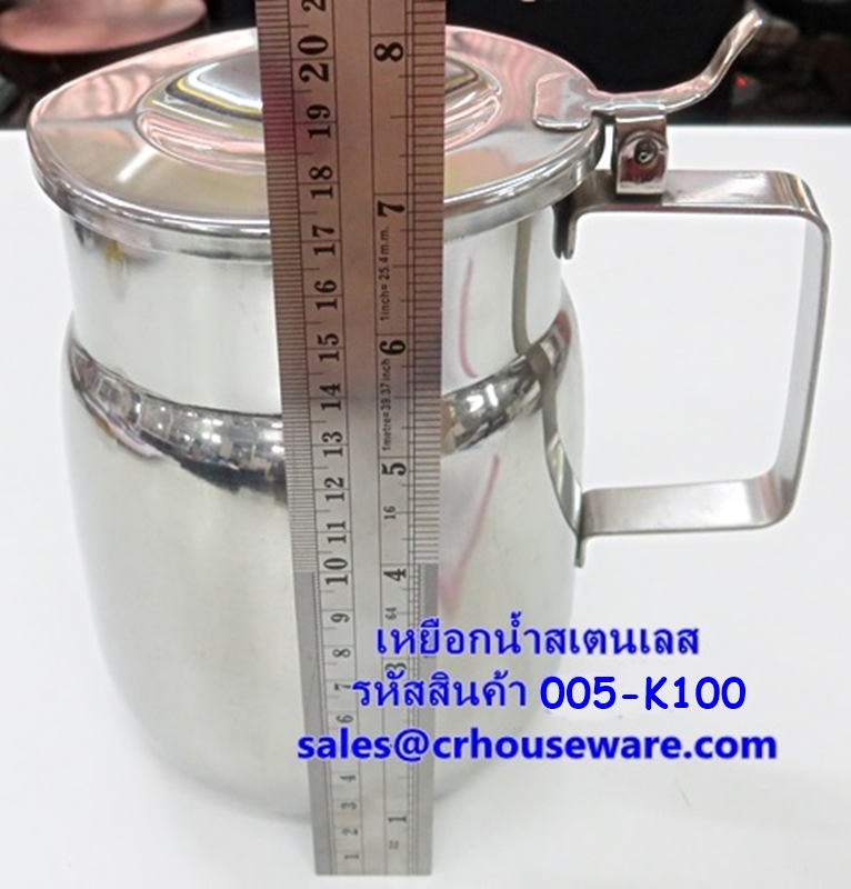 เหยือกน้ำสแตนเลส รหัสสินค้า 005-K100