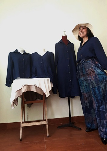 SIVA กางเกงผ้าฝ้ายเมืองเชียงใหม่ต่อผ้า(คราฟ)ทรงตรง ราคารวมค่าขนส่ง ตุ่น Free Size