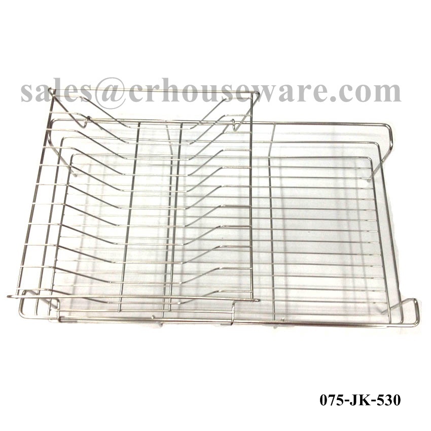ชั้นคว่ำจาน 2 ชั้น สแตนเลส 075-JK-530