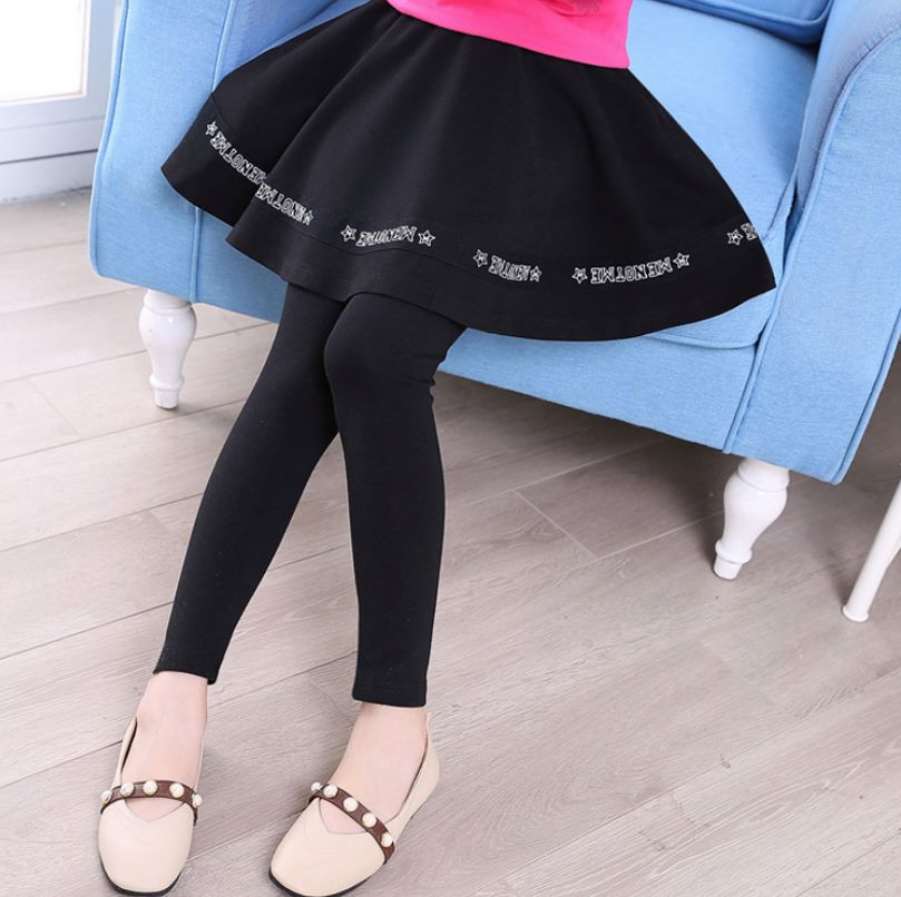 เลคกิ้งกระโปรง แต่งขอบตัวหนังสือ