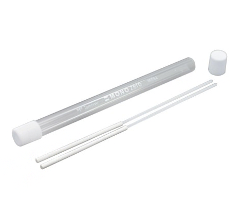 Tombow Mono Zero Eraser Refill, Pack of 2 - 2.3mm Round