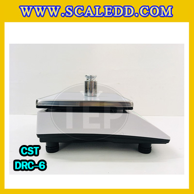 เครื่องชั่งนับจำนวน6kg ตาชั่งนับชิ้นงาน 6kg พิกัดน้ำหนัก 6kg ความละเอียด 0.2g ยี่ห้อ CST รุ่น DRC