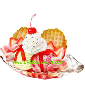 แก้วไอศครีมบานาน่า 040-P00116 Banana Split. 040-P 00116,ice_cream_cup_Thailand,Banana_cup_Thailand