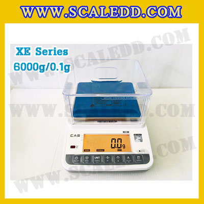 เครื่องชั่งดิจิตอลทศนิยม1ตำแหน่ง รุ่น XE 6000g x 0.1g เครื่องชั่ง6000g เครื่องชั่งน้ำหนัก 6000g เครื่องชั่งละเอียดสูง6000g กิโลดิจิตอล6000g ตาชั่ง6000g เครื่องชั่ง6000g ยี่ห้อ CAS รุ่น XE