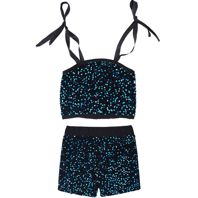 ชุดเต้น ชายหญิง เสื้อปักเลื่อม+กางเกง/กระโปรง**เปิดจอง